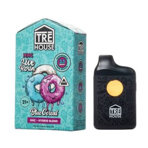 Tre House HHC Live Rosin Disposable Blue Cereal 