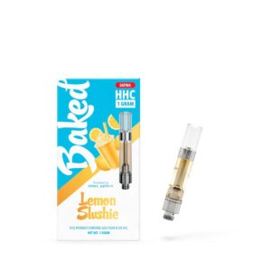 Baked 1 Gram HHC Vape Cartridge Lemon Slushie